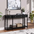 3 Drawer Console Table with Shelf