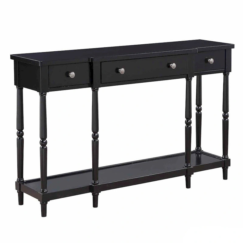 3 Drawer Console Table with Shelf