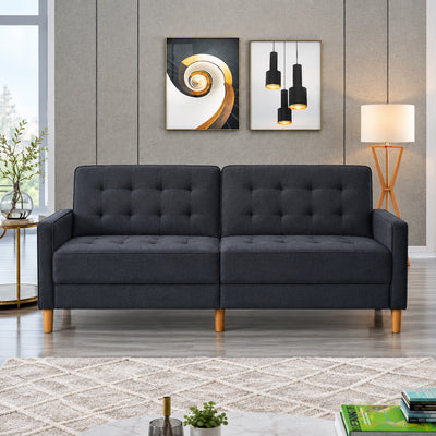 Jonathan Tufted Velvet Sofa Bed Sleeper