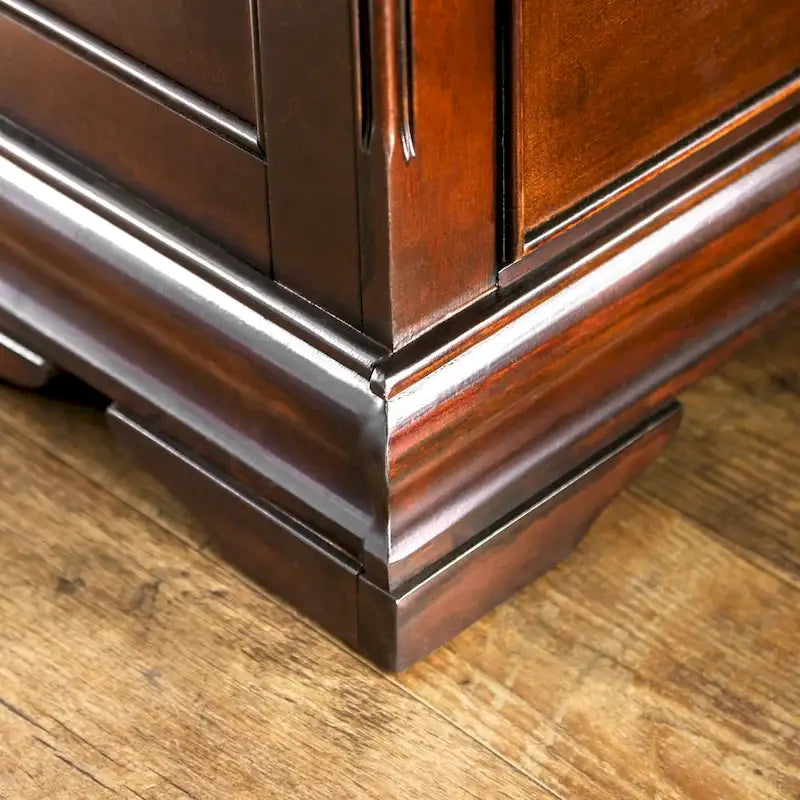 Traditional Cherry Solid Wood 6-Drawer Chest