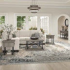 Designer Console Table with Shelves and Drawers