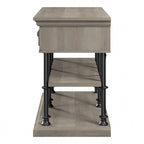 Designer Console Table with Shelves and Drawers