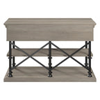 Designer Console Table with Shelves and Drawers