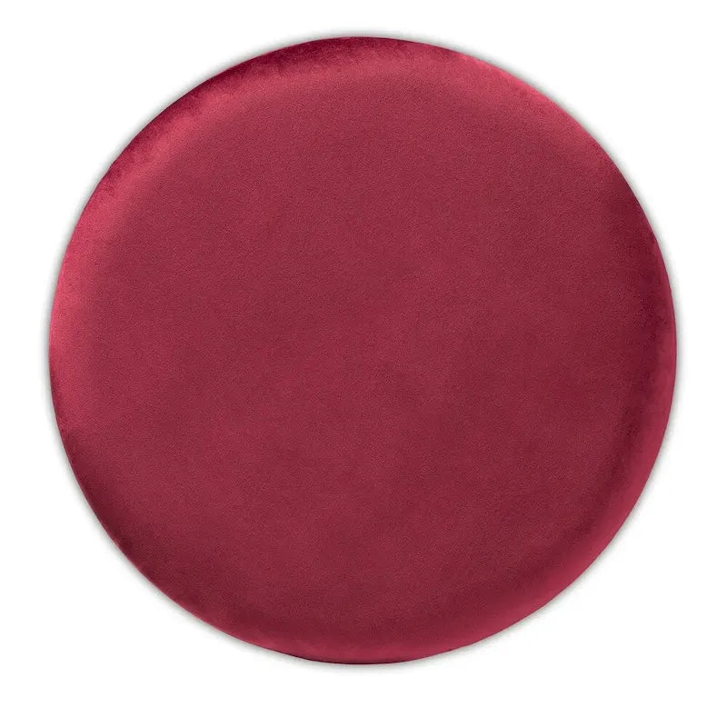 Velvet Upholstered Storage Ottoman with Lift-Up Lid