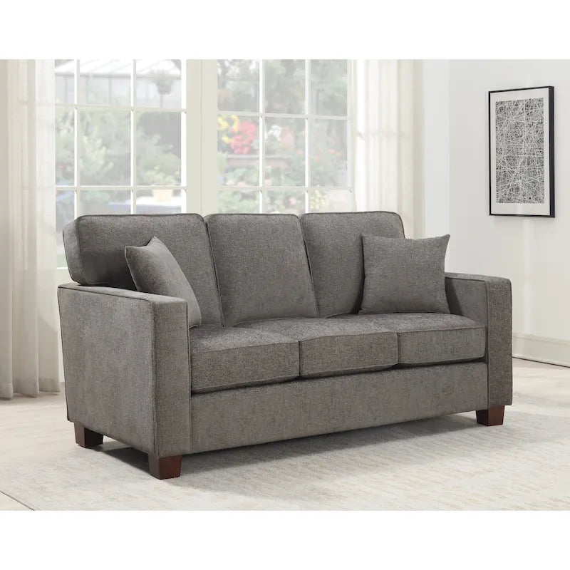 Sleek Contemporary 3-Seat Sofa