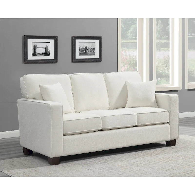 Sleek Contemporary 3-Seat Sofa