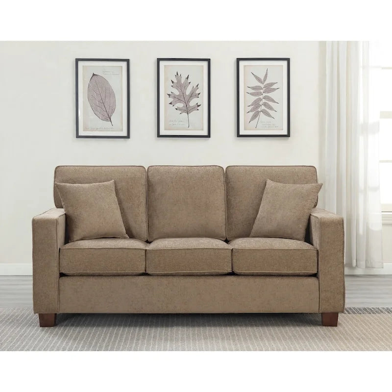 Sleek Contemporary 3-Seat Sofa
