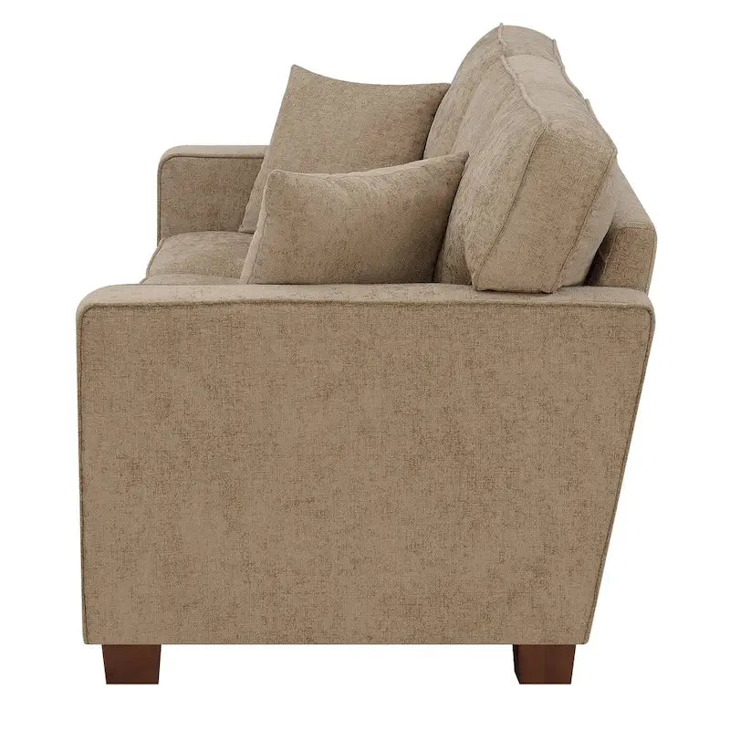 Sleek Contemporary 3-Seat Sofa