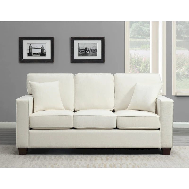 Sleek Contemporary 3-Seat Sofa
