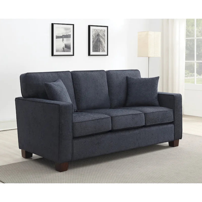 Sleek Contemporary 3-Seat Sofa