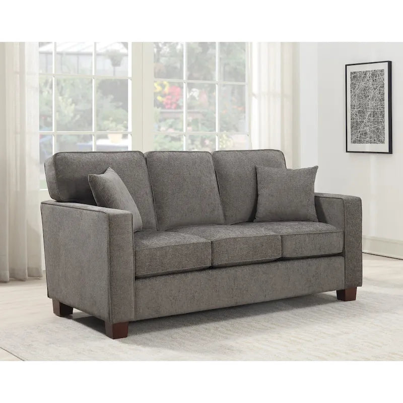 Sleek Contemporary 3-Seat Sofa