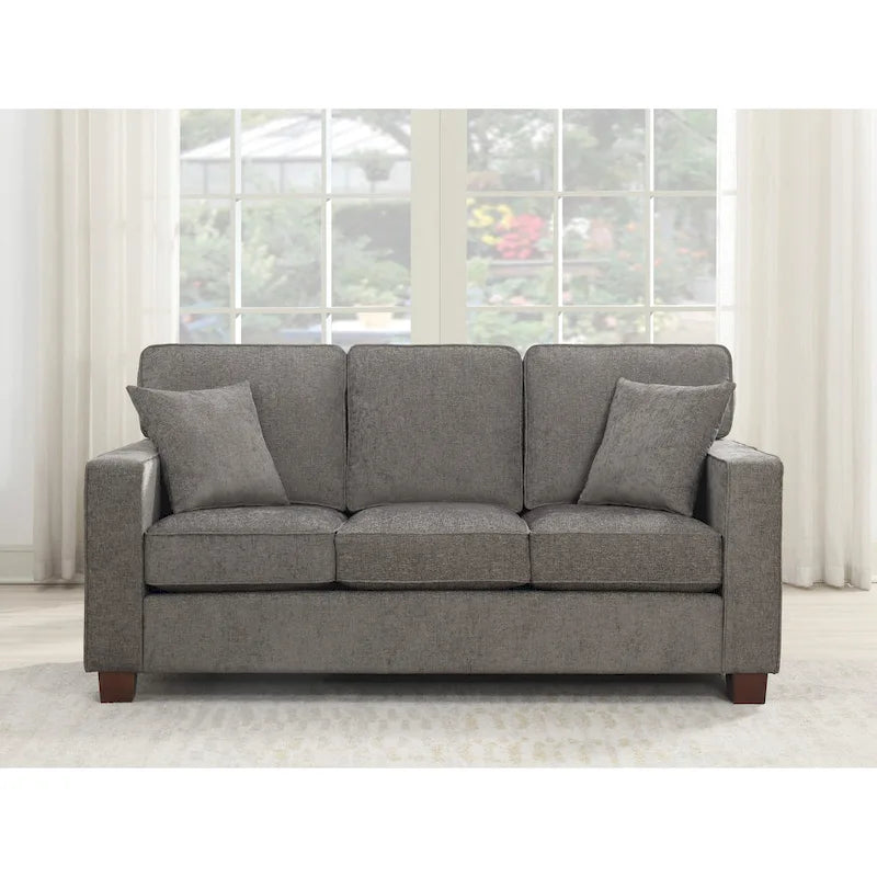 Sleek Contemporary 3-Seat Sofa