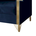 Luxurious Velvet Upholstered Sofa