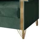 Luxurious Velvet Upholstered Sofa