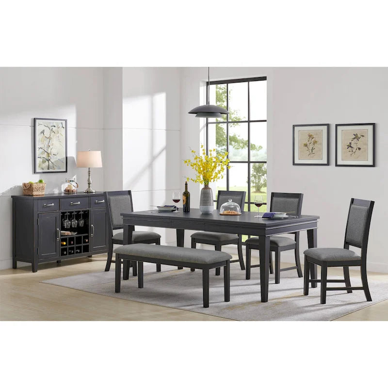 Extendable Dining Table with Leaf