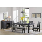 Extendable Dining Table with Leaf
