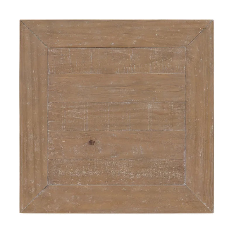 Solid Wood End Table with Drawer and Shelf