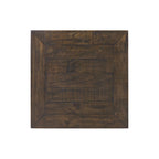 Solid Wood End Table with Drawer and Shelf