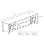 Extra Wide TV Stand for TVs up to 85 Inches