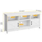 Farmhouse TV Stand for 65/55 Inch TVs