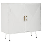 Moderner Akzentschrank aus Holz mit 2 Türen