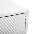 Moderner Akzentschrank aus Holz mit 2 Türen
