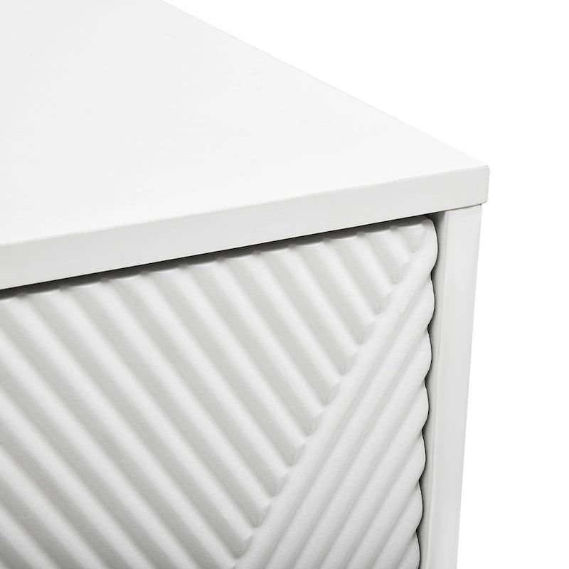 Modern Wooden 2-Door Accent Cabinet