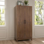 Multifunctional Wine & Food Storage Cabinet with Wine Glass Rack