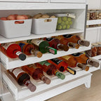 Multifunctional Wine & Food Storage Cabinet with Wine Glass Rack
