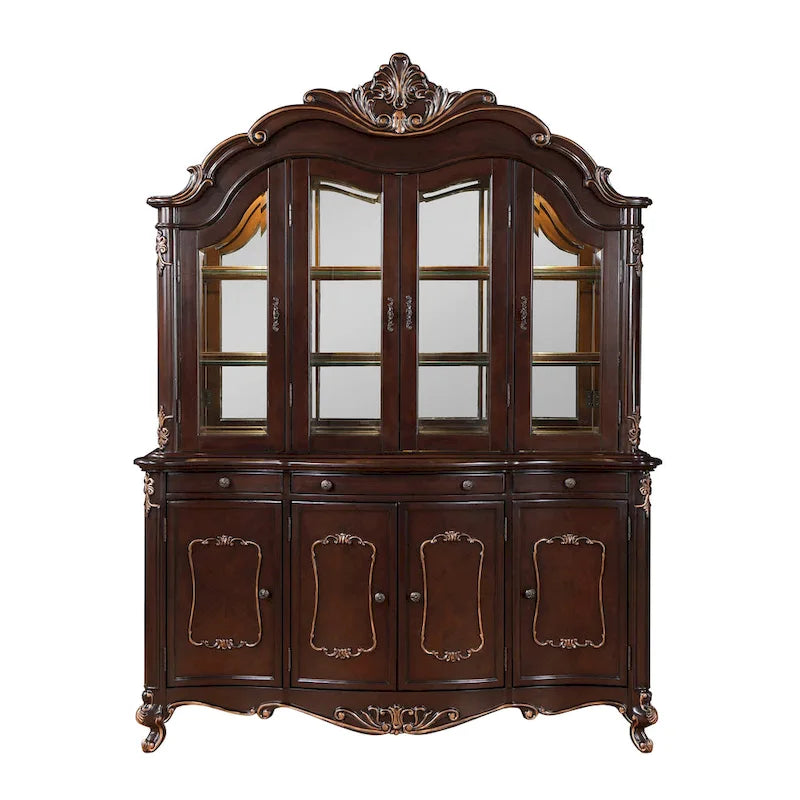 Cherry China Buffet with Velvet Drawers