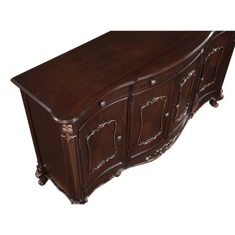 Cherry China Buffet with Velvet Drawers