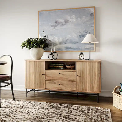 Hikari Curved Sideboard Buffet