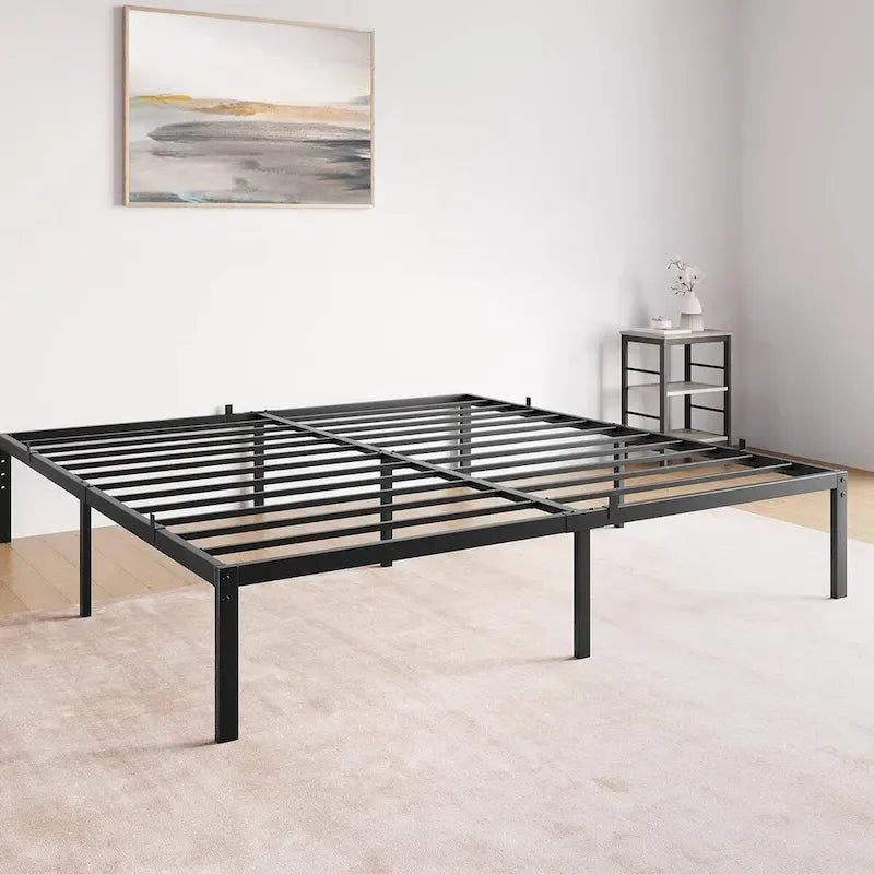 14 Inch Heavy Duty Metal Platform Bed Frame, No Box Spring Needed
