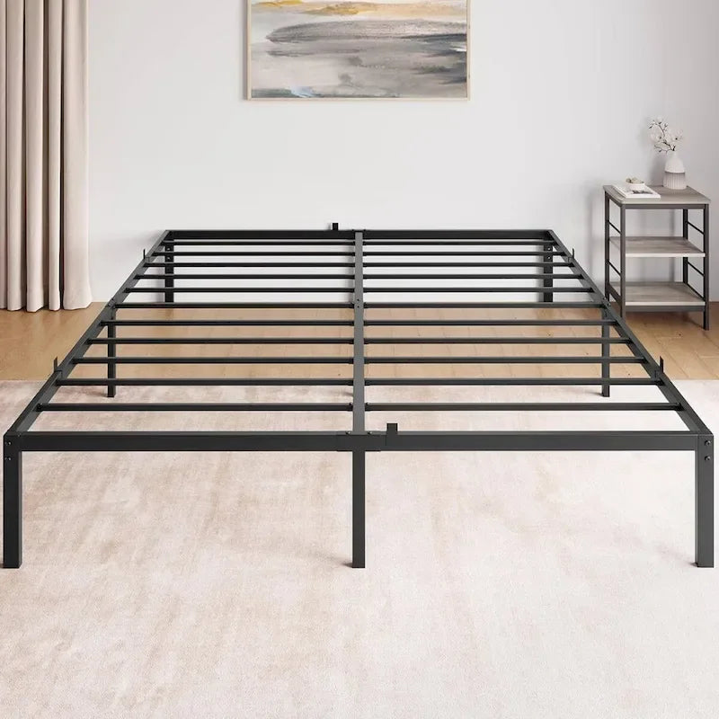 14 Inch Heavy Duty Metal Platform Bed Frame, No Box Spring Needed