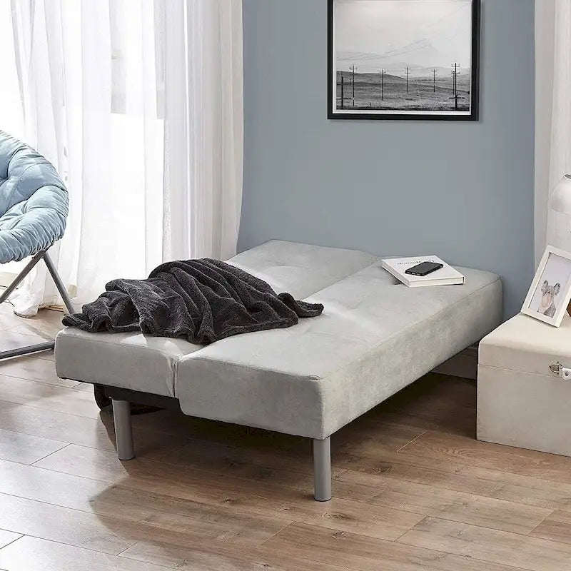 Mini Futon - Glacier Gray