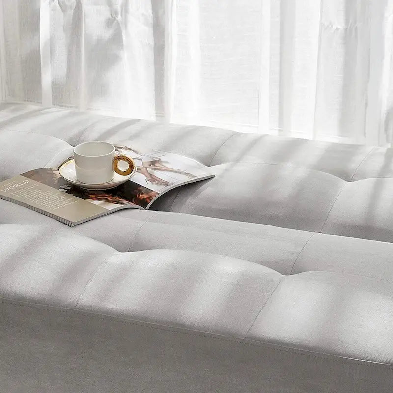Mini Futon - Glacier Gray