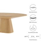 Round Dining Table with Pedestal Base