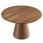 Round Dining Table with Pedestal Base