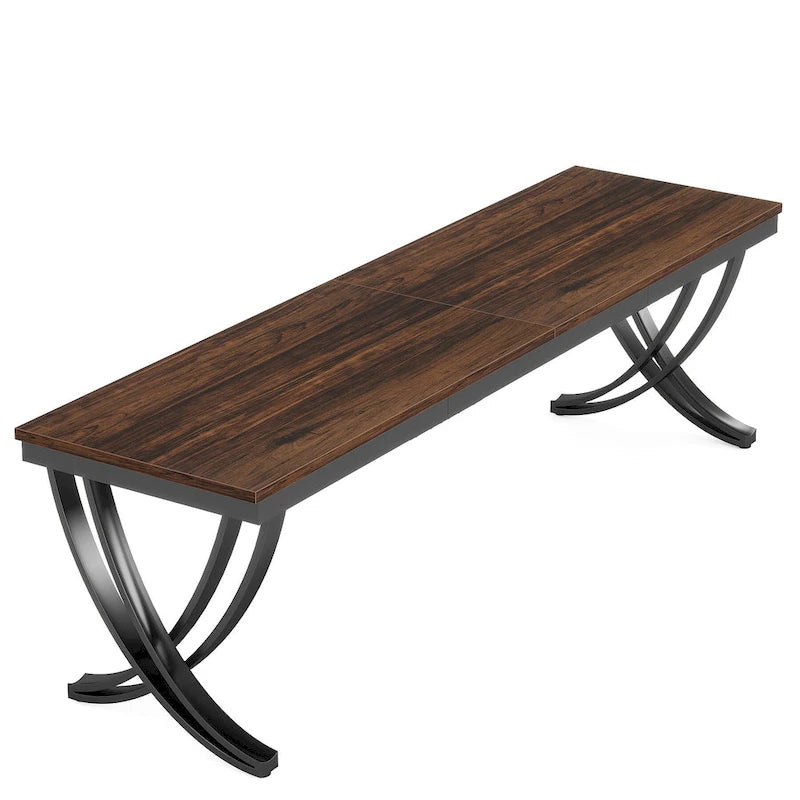 78 inch Extra Long Rectangular Kitchen Dining Dinner Table for 6-8