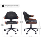 Adjustable Rolling Desk Chair